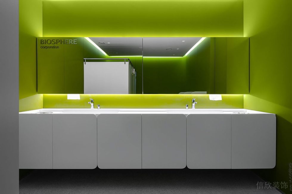 現(xiàn)代風(fēng)格商務(wù)辦公場(chǎng)所洗手間裝修圖