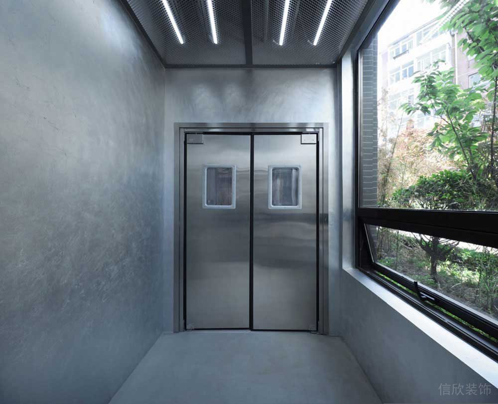 現(xiàn)代工業(yè)辦公室項(xiàng)目過(guò)廊空間裝修圖