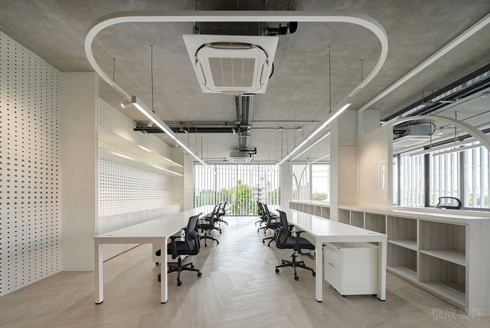 現(xiàn)代工業(yè)風(fēng)辦公場(chǎng)所采購(gòu)部辦公區(qū)裝修圖