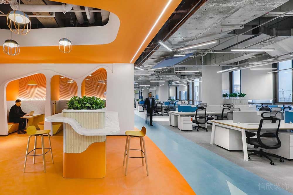 現(xiàn)代工業(yè)風辦公場所設計案例裝修圖