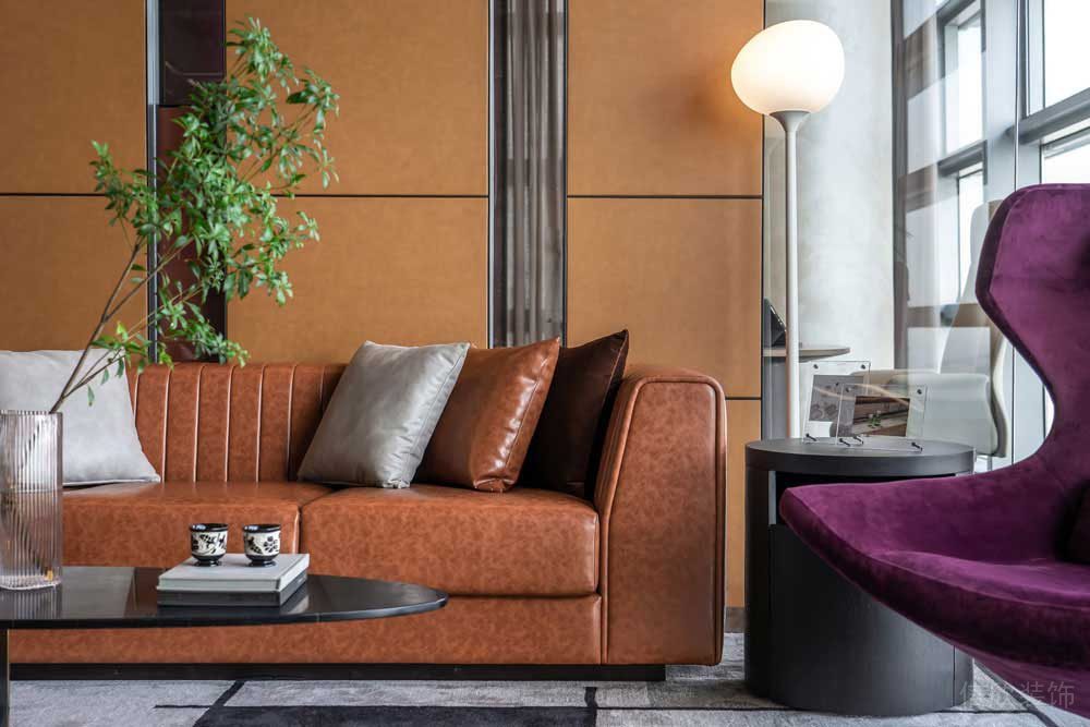 現(xiàn)代簡約風(fēng)辦公室接待區(qū)設(shè)計裝修圖