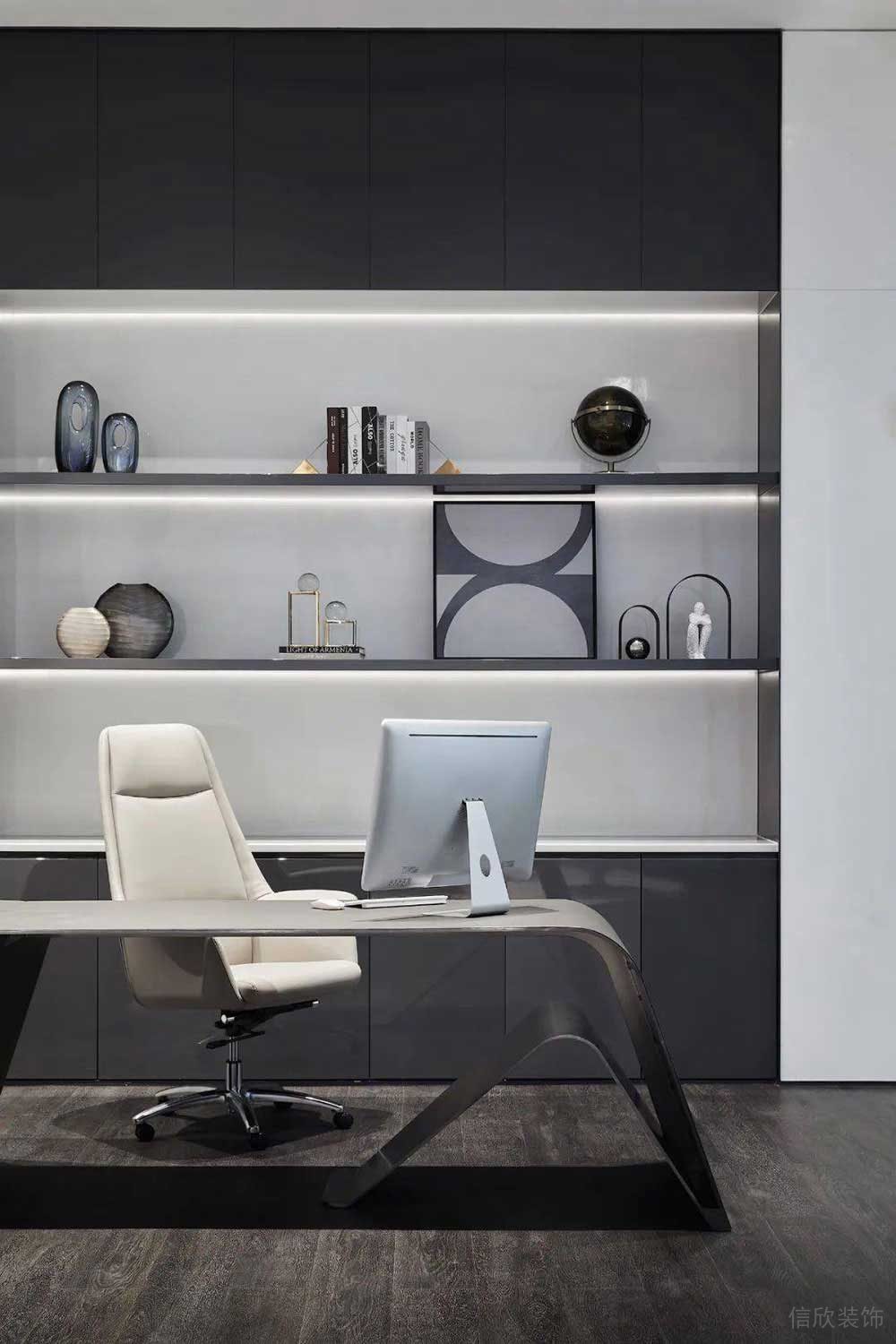 現(xiàn)代簡約風(fēng)辦公室人事主管辦公室設(shè)計裝修圖