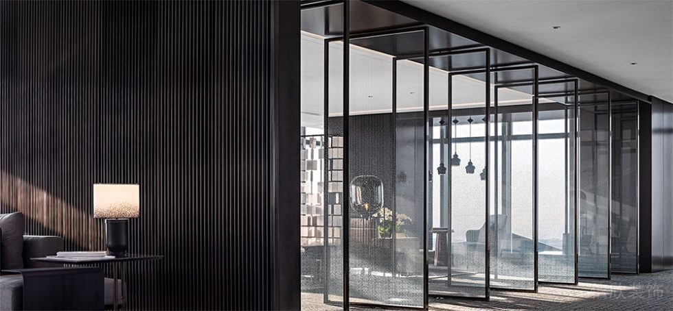 現代簡約風格商務辦公場所門廊設計裝修圖