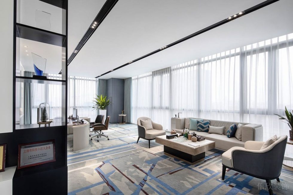 現(xiàn)代輕奢風(fēng)商務(wù)辦公場所休閑接待區(qū)設(shè)計(jì)裝修圖