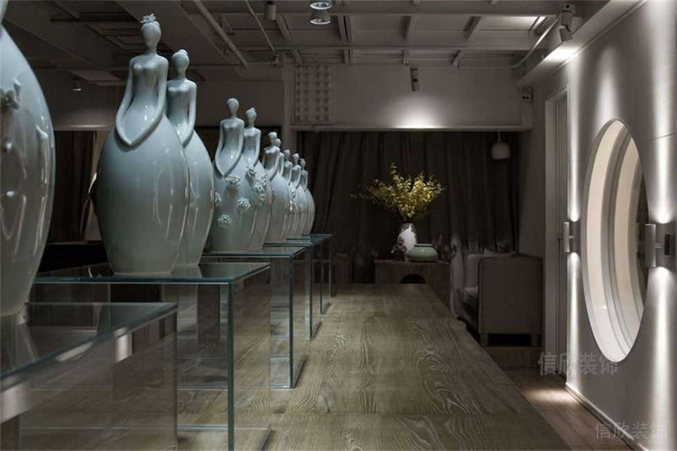 玉石工藝展廳大展廳裝修設計 玉石工藝展廳大展廳裝修設計