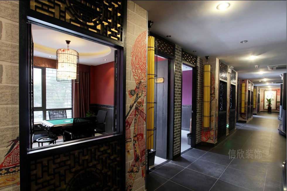 深圳養(yǎng)生館棋牌室裝修設計