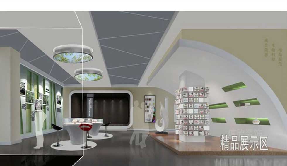 生物科技企業展廳精品區裝修設計 生物科技企業展廳精品區裝修設計