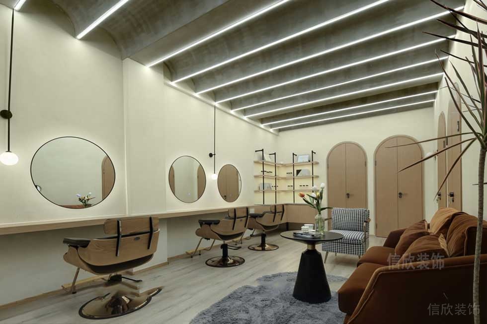 深圳福田美容美發(fā)SPA館二層造型區(qū)裝修設(shè)計 深圳福田美容美發(fā)SPA館二層造型區(qū)裝修設(shè)計