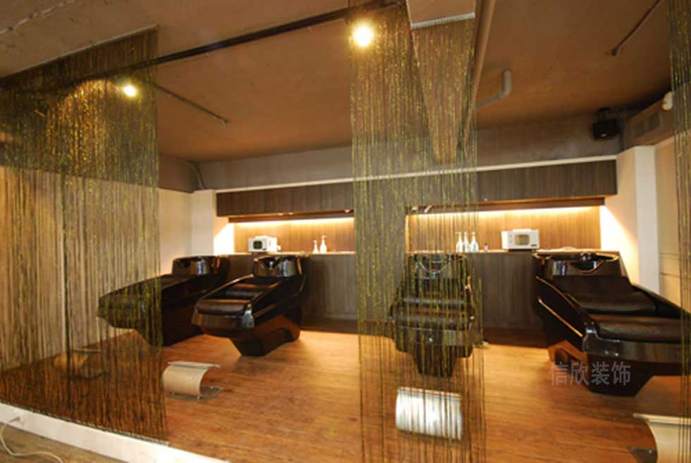 100平米復式美發店洗頭區裝修設計 100平米復式美發店洗頭區裝修設計