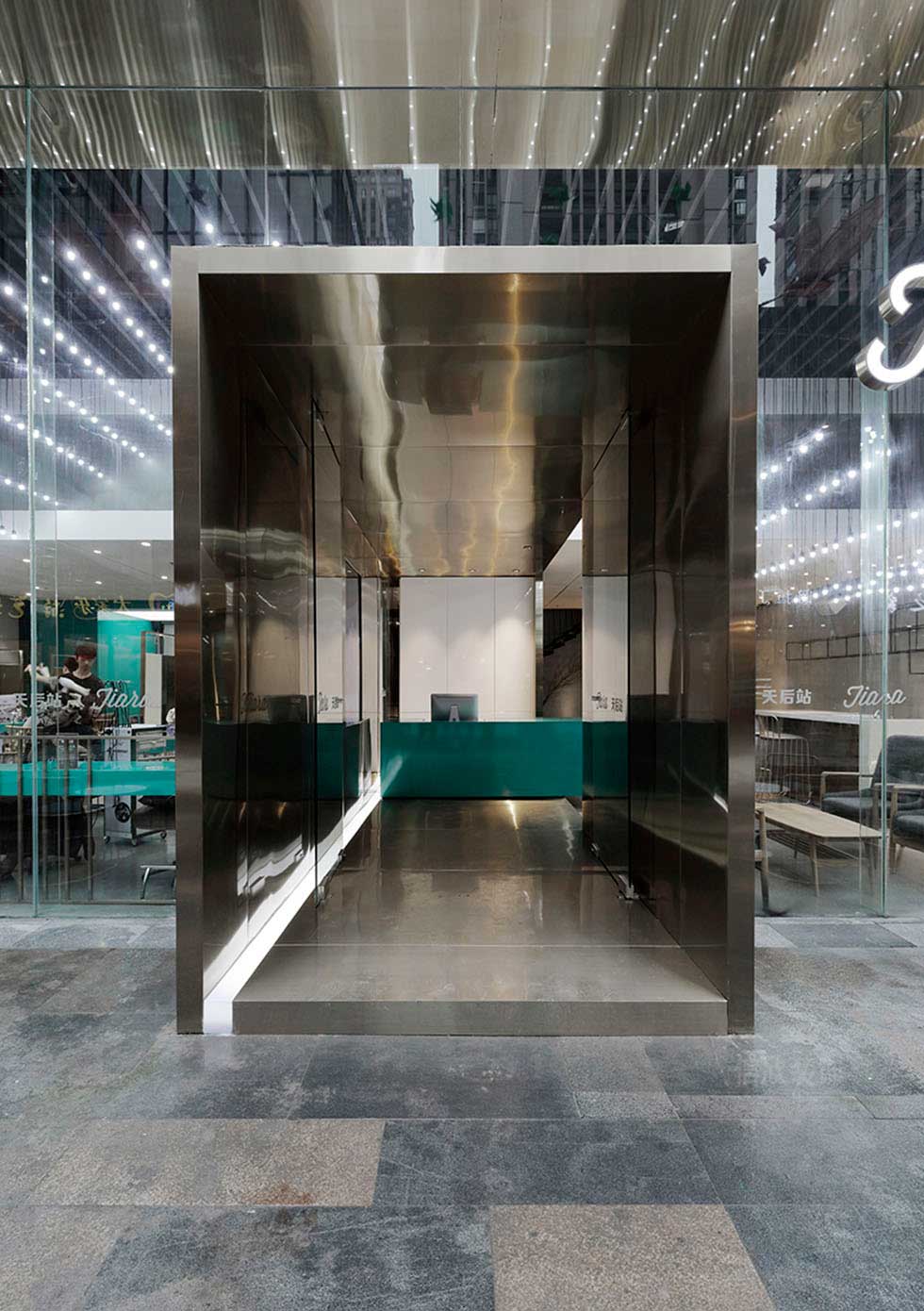 深圳鹽田美發(fā)沙龍入戶裝修設計 深圳鹽田美發(fā)沙龍入戶裝修設計