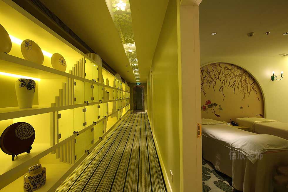 深圳自然田園風美容院走廊