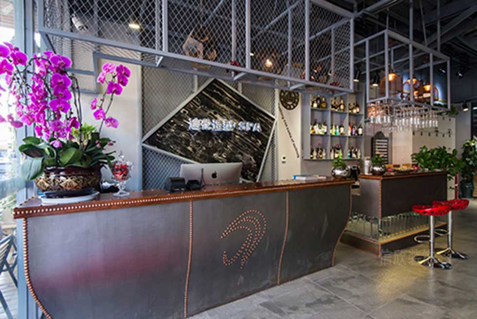 深圳福田美容美發養生店前臺裝修 深圳福田美容美發養生店前臺裝修