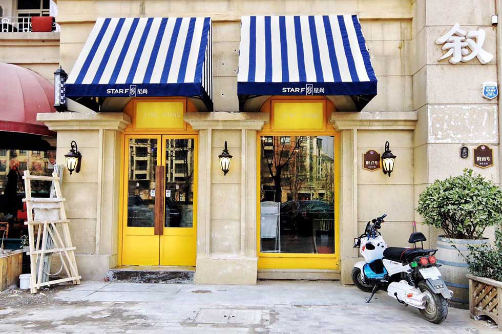 深圳寶安小美發店外立面裝修設計 深圳寶安小美發店外立面裝修設計