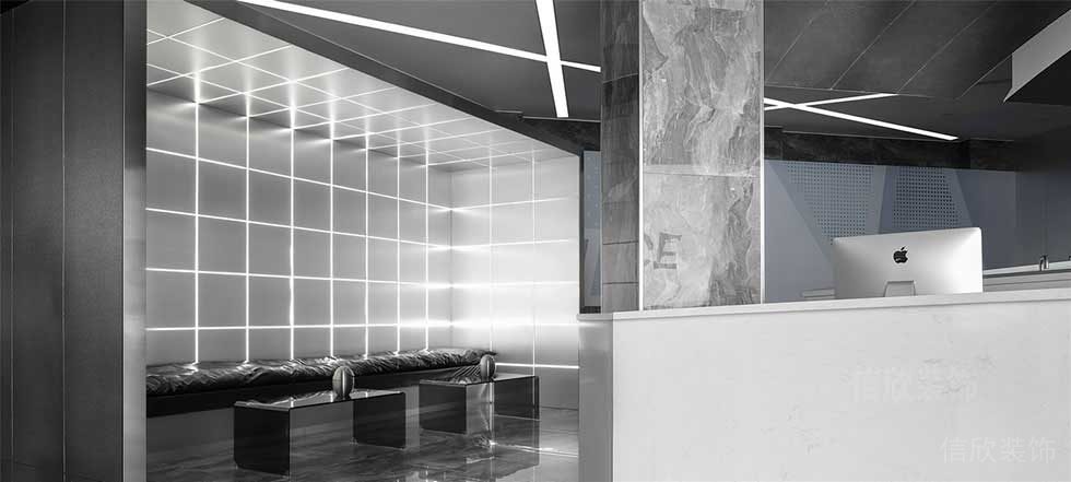 廣東深圳大型美容美發店前臺裝修設計 廣東深圳大型美容美發店前臺裝修設計