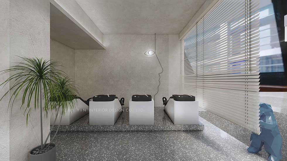 深圳I iCare美發(fā)沙龍洗頭區(qū)裝修設(shè)計 深圳I iCare美發(fā)沙龍洗頭區(qū)裝修設(shè)計