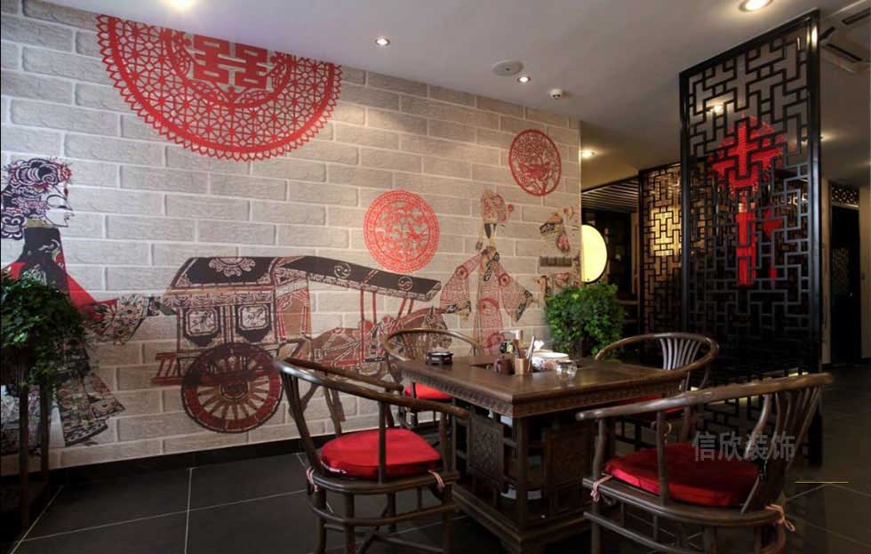 深圳養(yǎng)生館二樓茶室裝修設計