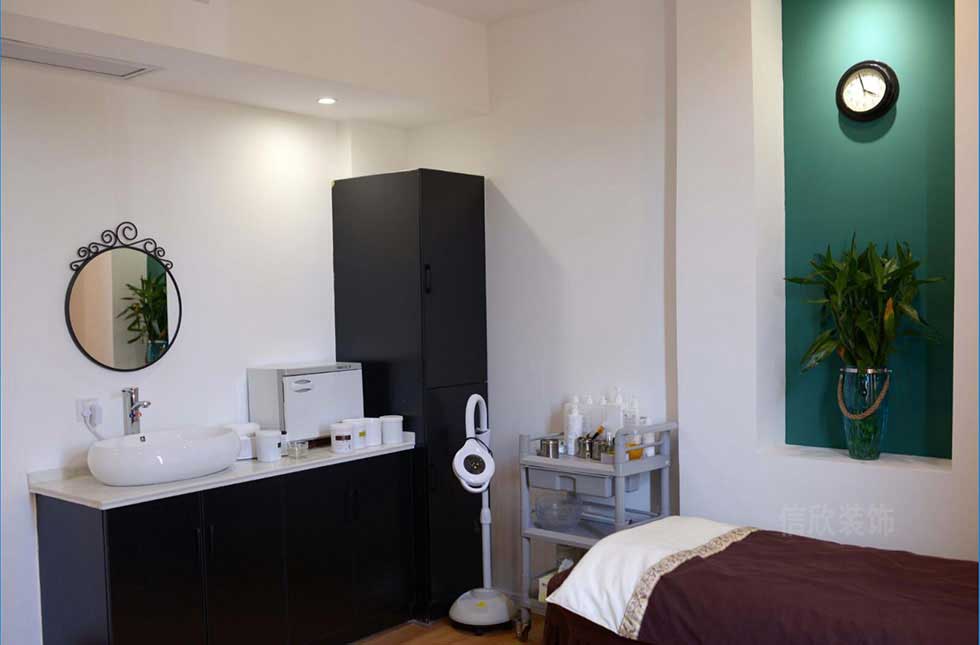 潤美珈深圳美容店美容室裝修設計 潤美珈深圳美容店美容室裝修設計