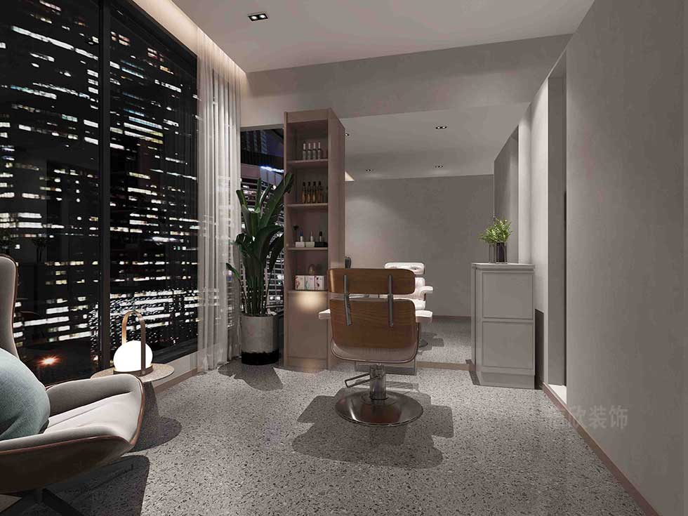 深圳大型高端美發沙龍vip室裝修設計