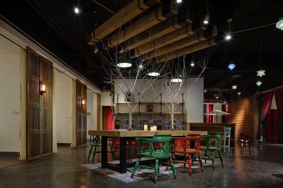 深圳鹽田美發店洽談區裝修設計 深圳鹽田美發店洽談區裝修設計