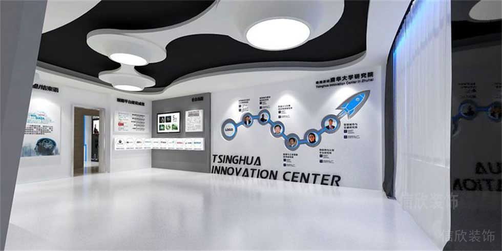 無人科技展廳大廳裝修設計 無人科技展廳大廳裝修設計