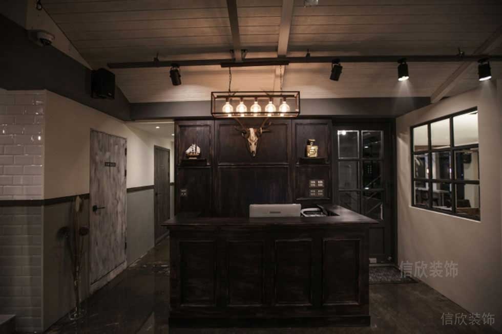 深圳龍華美發(fā)店前臺設(shè)計 深圳龍華美發(fā)店前臺設(shè)計