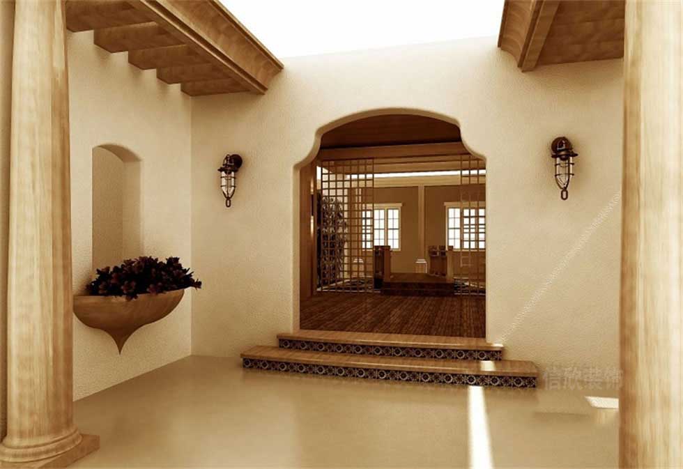 實(shí)木制品展廳門廳裝修設(shè)計(jì) 實(shí)木制品展廳門廳裝修設(shè)計(jì)