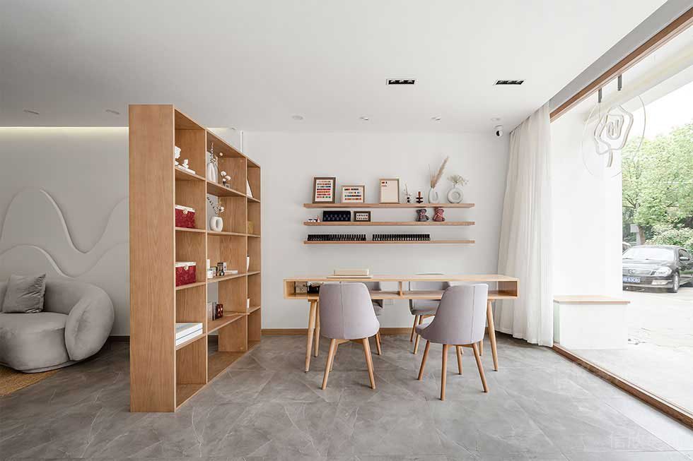 深圳福田美容養(yǎng)生店美甲區(qū)裝修設(shè)計(jì)