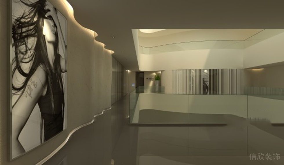 300平方美發(fā)店大廳裝修設(shè)計 300平方美發(fā)店大廳裝修設(shè)計