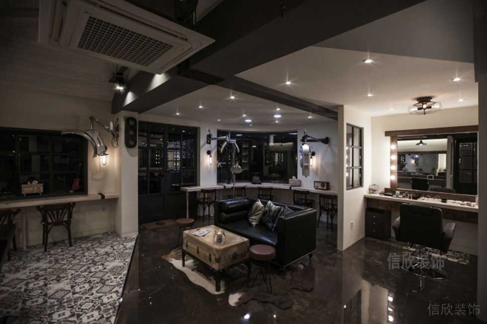 深圳龍華美發(fā)店休息區(qū)設(shè)計 深圳龍華美發(fā)店休息區(qū)設(shè)計