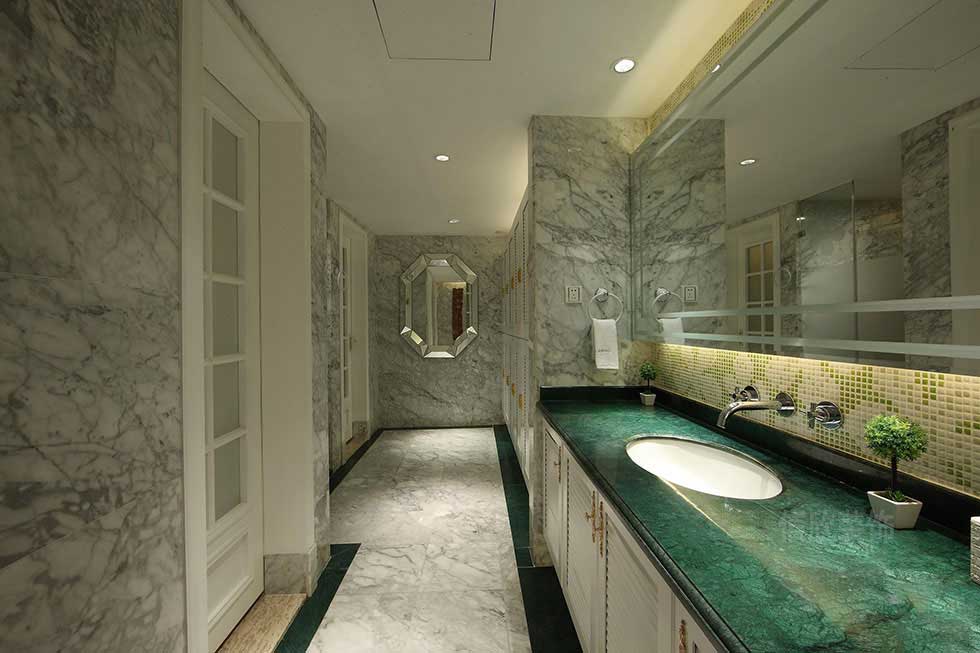 深圳自然田園風美容院洗手臺