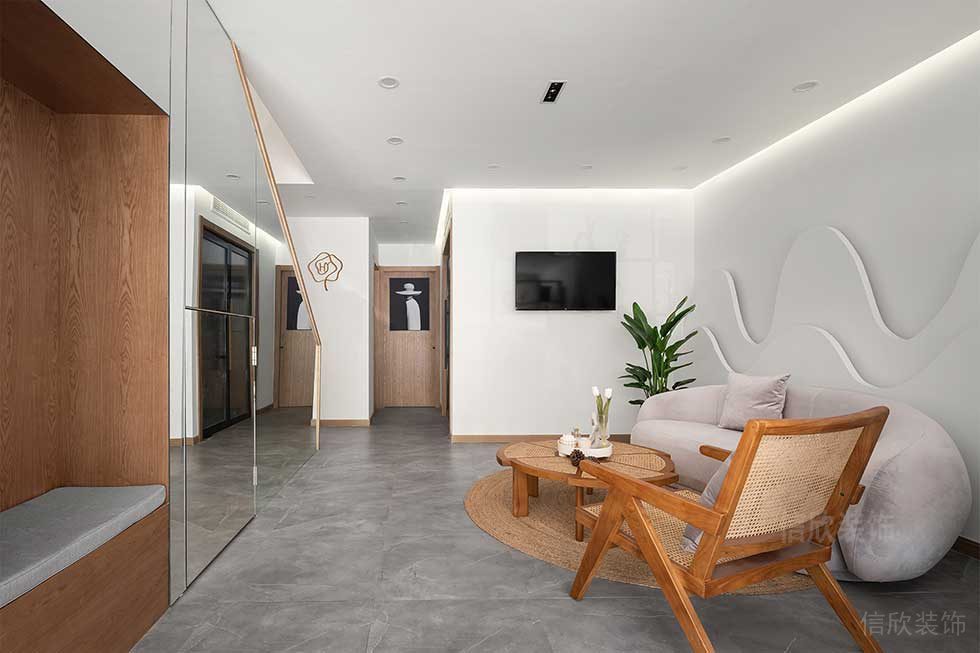 深圳福田美容養(yǎng)生店會客區(qū)裝修設(shè)計(jì)