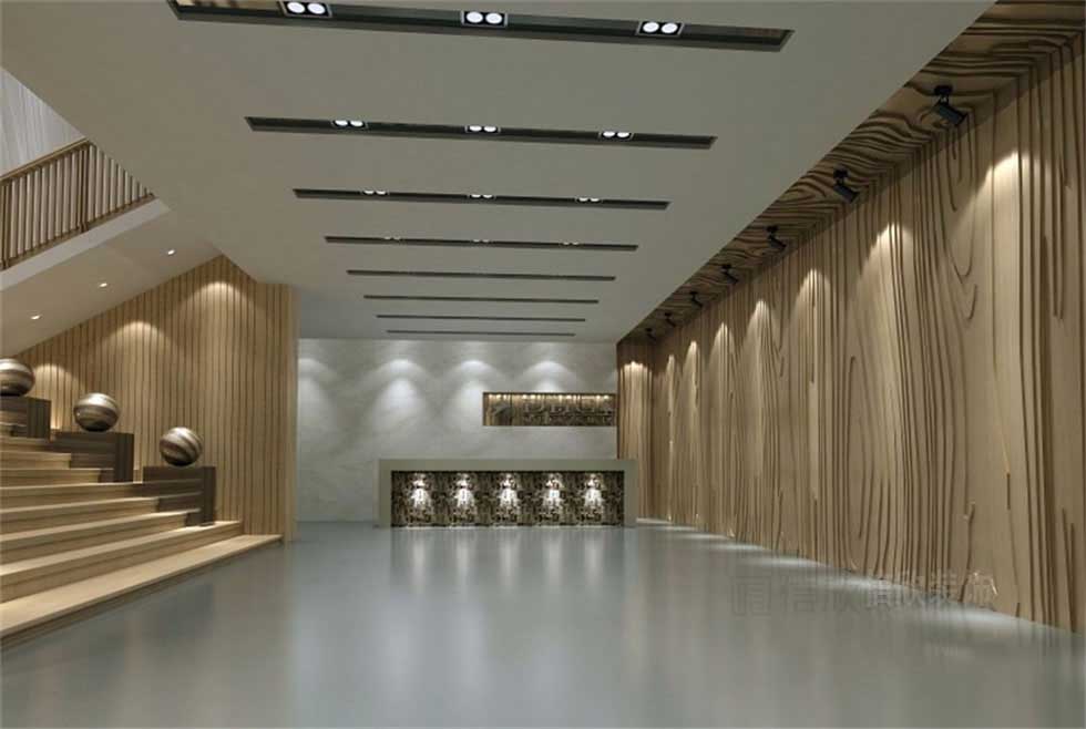 木業產品展廳前臺裝修設計 木業產品展廳前臺裝修設計