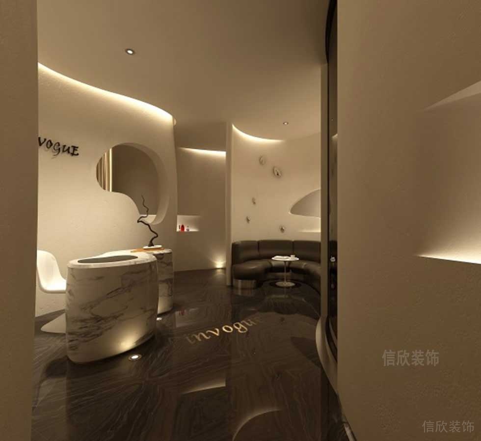 300平方美發(fā)店前臺裝修設(shè)計 300平方美發(fā)店前臺裝修設(shè)計