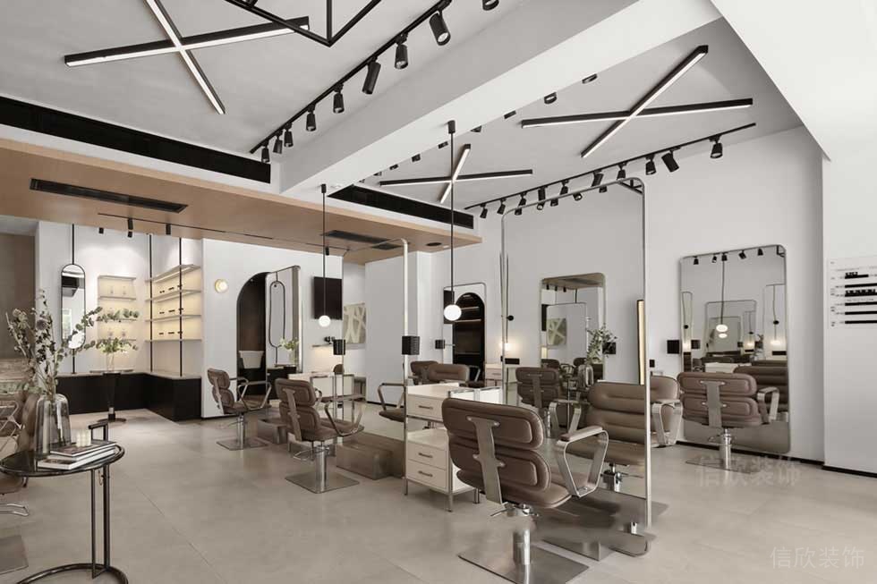 深圳福田美容美發(fā)SPA館一樓大廳裝修設(shè)計 深圳福田美容美發(fā)SPA館一樓大廳裝修設(shè)計