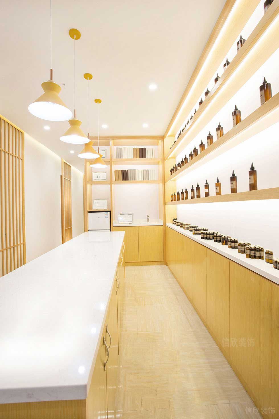 深圳寶安130平方美容院展示區裝修設計 深圳寶安130平方美容院展示區裝修設計