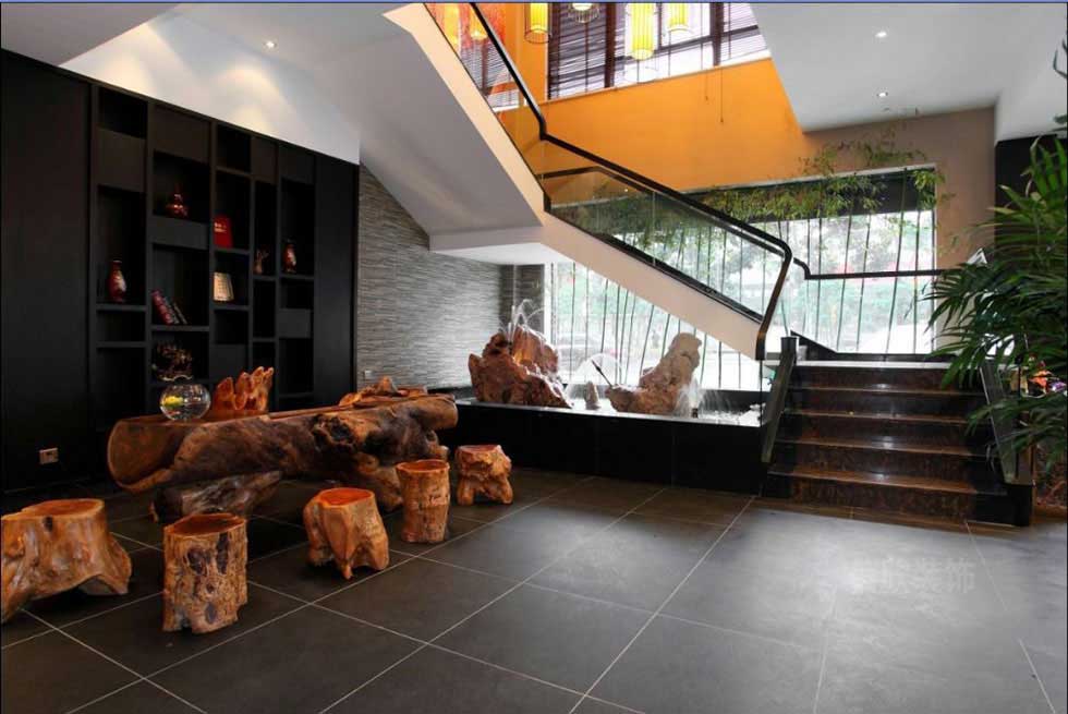 深圳養(yǎng)生館大廳裝修設計