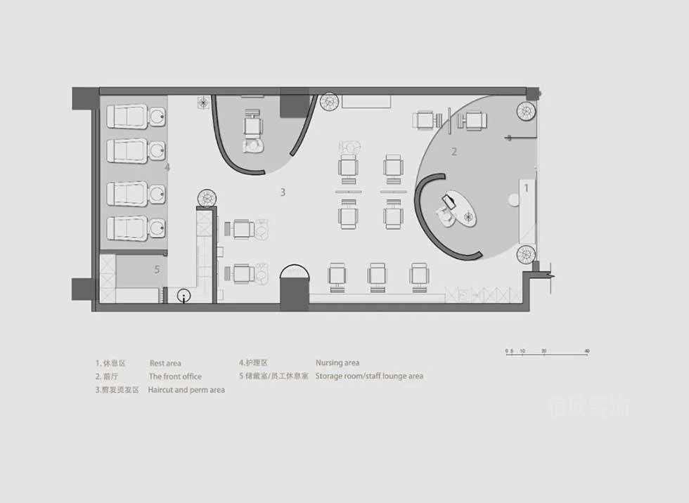 深圳I iCare美發(fā)沙龍平面方案裝修設(shè)計 深圳I iCare美發(fā)沙龍平面方案裝修設(shè)計
