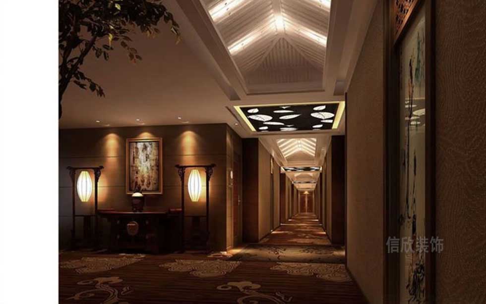 生物科技企業展廳走廊裝修設計 生物科技企業展廳走廊裝修設計