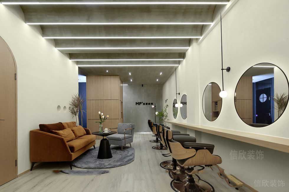 深圳福田美容美發(fā)SPA館二層頂面裝修設(shè)計 深圳福田美容美發(fā)SPA館二層頂面裝修設(shè)計