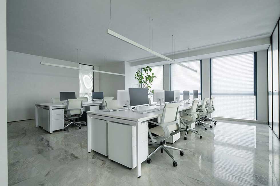 簡約風格企業(yè)公司辦公區(qū)效果圖