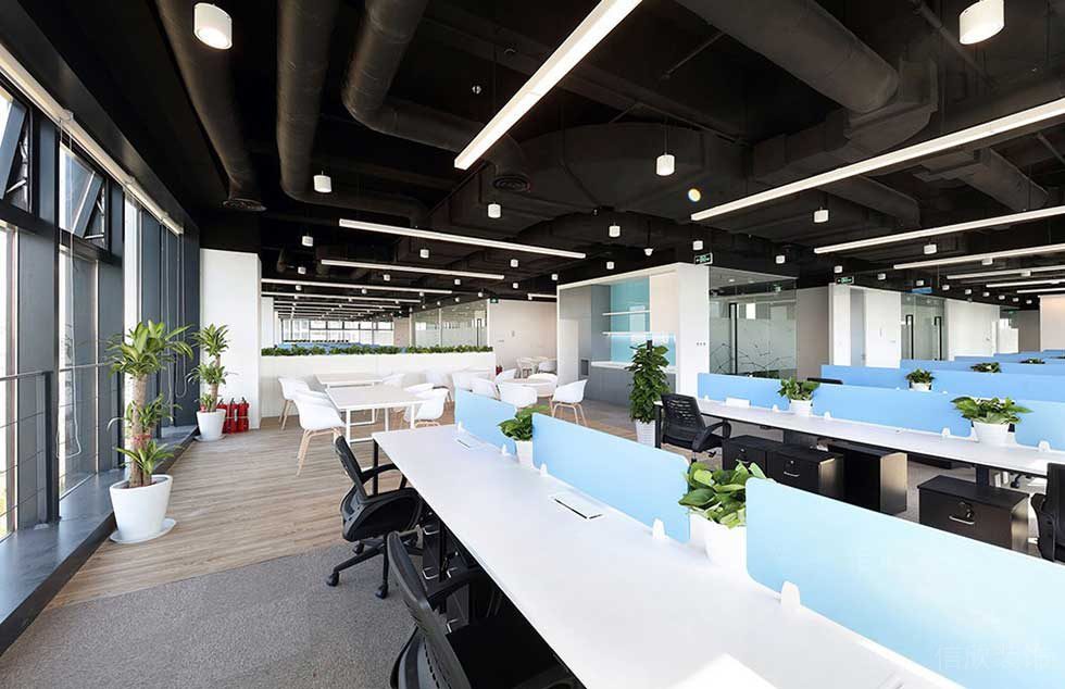 簡(jiǎn)約風(fēng)格公司多功能辦公大廳裝修圖