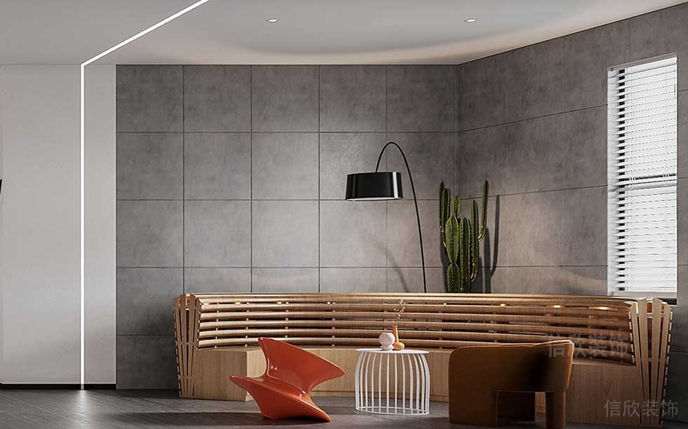 簡(jiǎn)約風(fēng)格公司等候區(qū)裝修圖