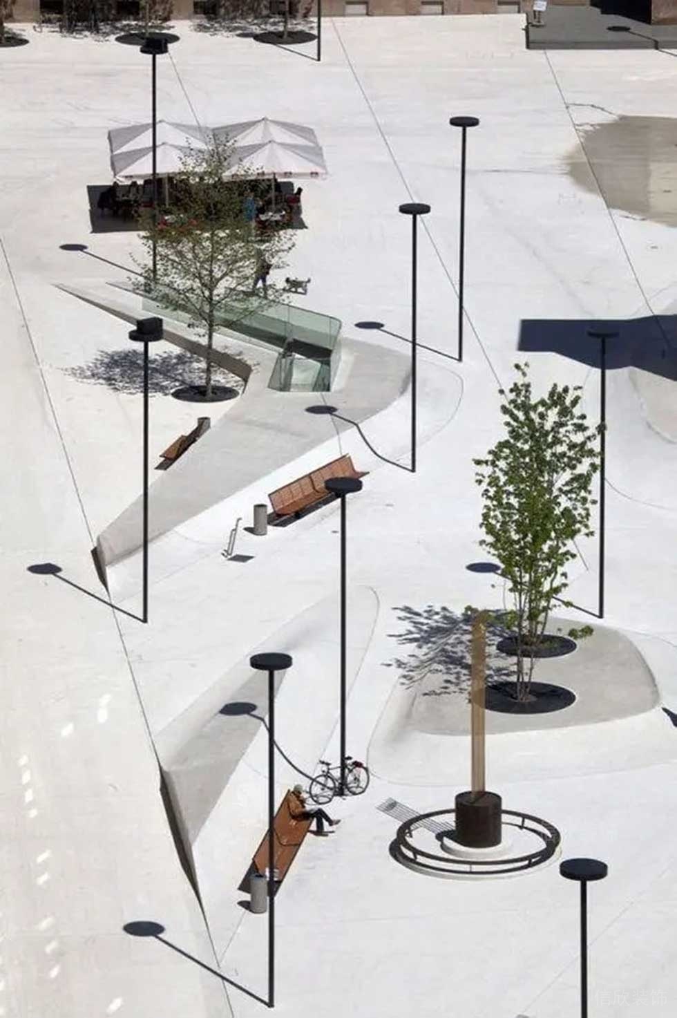 簡(jiǎn)約風(fēng)格公司廣場(chǎng)休閑區(qū)效果圖