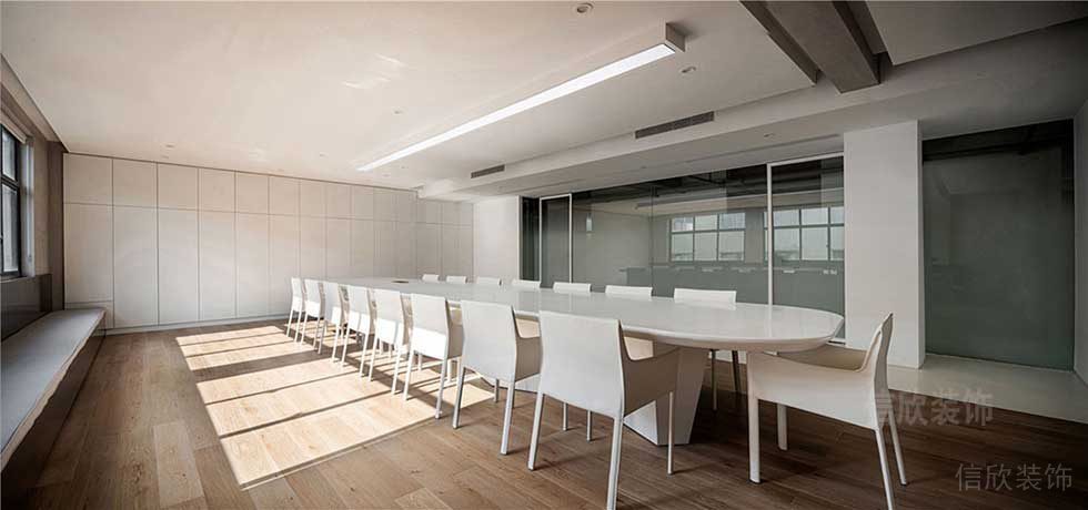 簡(jiǎn)約風(fēng)格公司會(huì)議室效果圖