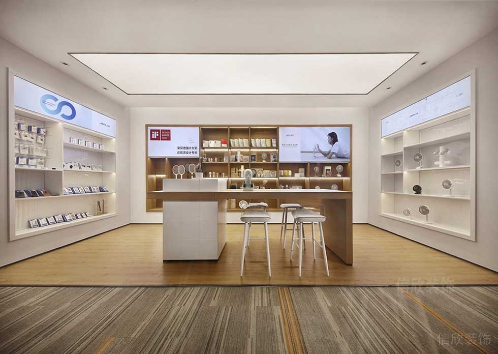 現(xiàn)代簡約風(fēng)格辦公室產(chǎn)品陳列室裝修圖