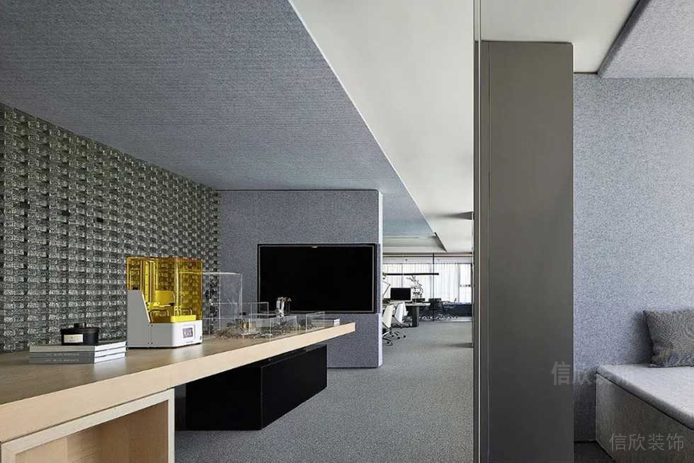 現(xiàn)代簡約風(fēng)格辦公室產(chǎn)品陳列展示區(qū)裝修圖