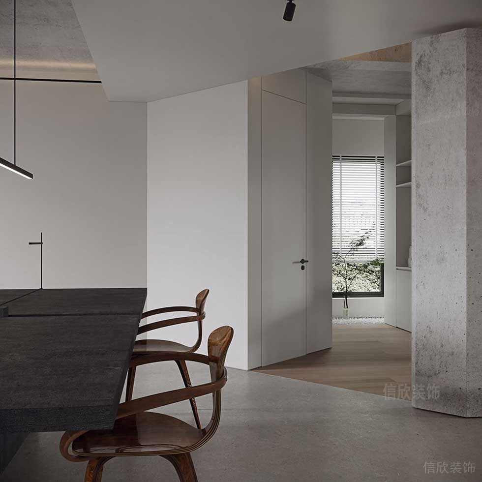 現(xiàn)代簡約風(fēng)格辦公室過道空間設(shè)計(jì)圖