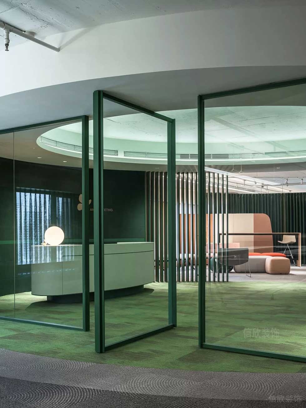 現(xiàn)代簡約風(fēng)格辦公室門廳設(shè)計(jì)圖