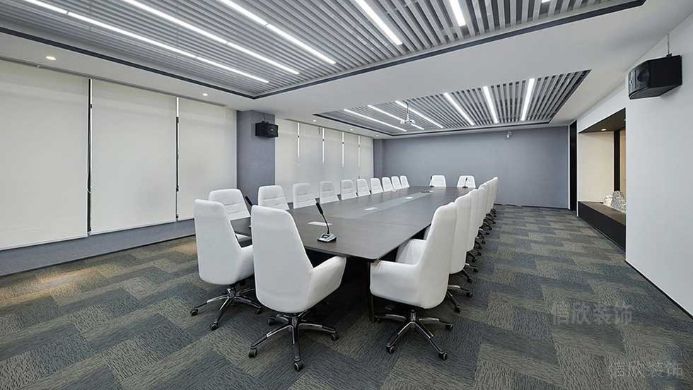 現(xiàn)代簡(jiǎn)約風(fēng)格商務(wù)公司案例會(huì)議室效果圖