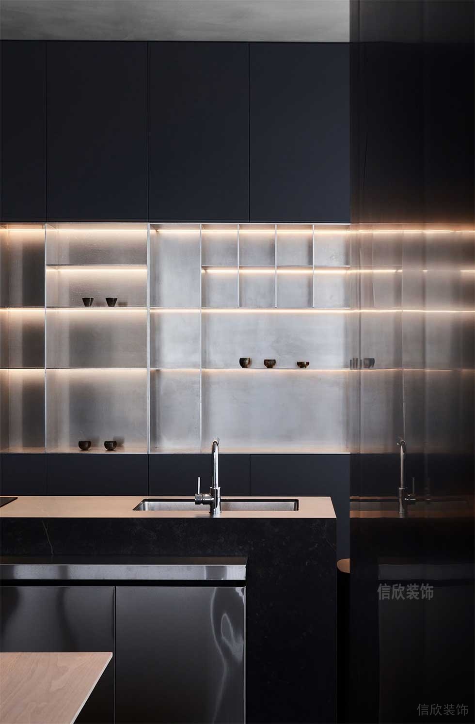 現(xiàn)代簡(jiǎn)約風(fēng)格商業(yè)機(jī)構(gòu)公司茶水間效果圖